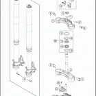 2017 1090 ADVENTURE R CHASSIS Передняя вилка