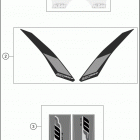 2017 350 EXC-F CHASSIS Наклейки