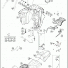 2017 1290 SUPER ADVENTURE T CHASSIS T ank, sea t , cover