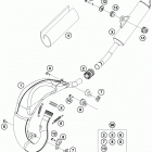 65 SX CHASSIS Глушитель