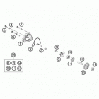 50 SX ENGINE Водяной насос