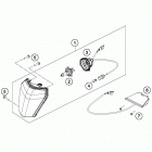 250 XC-W CHASSIS Фара