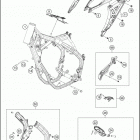 2017 TE 250 CHASSIS Рама