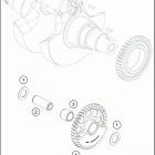 2016 1290 SUPER ADVENTURE ENGINE Балансирный вал