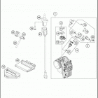 2017 690 DUKE WHITE ENGINE Корпус Дросселя