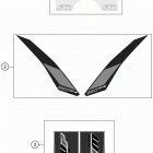250 XC-W CHASSIS Наклейки