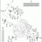 2016 690 DUKE WHITE ENGINE Lubrica ting system