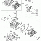 50 SX MINI ENGINE Картер двигателя