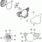 250 SX ENGINE Кожух сцепления