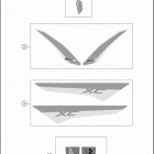 2017 300 XC CHASSIS Наклейки