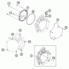 50 SX ENGINE Кожух сцепления