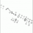 2017 TC 250 ENGINE Кик стартер