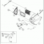 2016 690 DUKE WHITE CHASSIS Воздушный фильтр