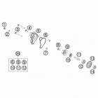 65 SX ENGINE Водяной насос