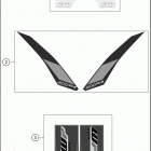 2017 300 XC-W CHASSIS Наклейки