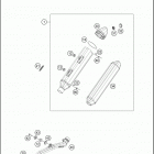 2017 350 EXC-F CHASSIS Глушитель
