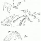 2017 FE 450 CHASSIS Обтекатель, крылья