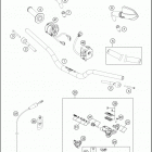 2016 690 DUKE WHITE CHASSIS Руль