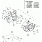 2017 300 XC-W ENGINE Картер двигателя
