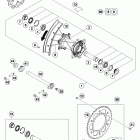 450 XC-F CHASSIS Переднее колесо