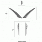 250 SX-F CHASSIS Наклейки