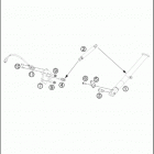 2016 690 DUKE WHITE CHASSIS Side   /   center st and