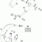 50 SX CHASSIS Глушитель