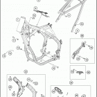 2017 300 XC CHASSIS Рама