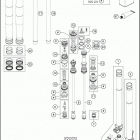 2017 150 SX CHASSIS Передняя вилка