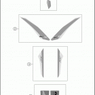 2017 350 XC-F CHASSIS Наклейки