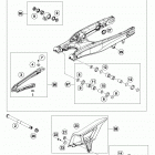 250 XC-W CHASSIS Бугель