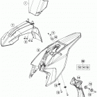 50 SX CHASSIS Обтекатель , крылья