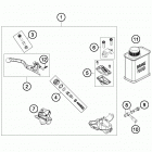 65 SX CHASSIS Главный цилиндр тормозной