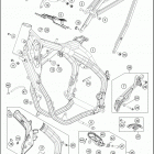 2017 300 XC-W CHASSIS Рама