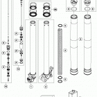 65 SX CHASSIS Передняя вилка
