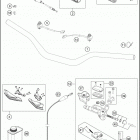 2017 300 XC-W CHASSIS Руль