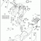 2017 1090 ADVENTURE R CHASSIS T ank, sea t , cover