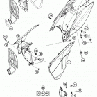 85 SX CHASSIS Воздушный фильтр