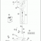 2016 85 SX CHASSIS Тормозной цилиндр задний