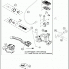 2017 FE 250 CHASSIS Главный цилиндр тормозной