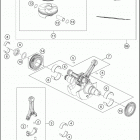 2016 1290 SUPER ADVENTURE ENGINE Crankshaft , piston