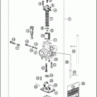 2016 50 SX ENGINE Карбюратор