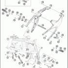 2016 690 DUKE WHITE CHASSIS Рама