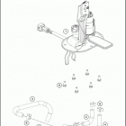 2017 390 DUKE BLACK ABS CHASSIS Топливный насос