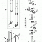 50 SX CHASSIS Передняя вилка