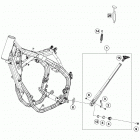 300 XC CHASSIS Side-   /   center stand