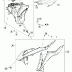 250 XC-W CHASSIS Бак,сидение