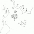 2017 1290 SUPER DUKE GT GREY CHASSIS Антиблокировочная система ABS