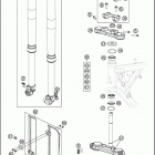 2016 65 SX CHASSIS Передняя вилка