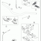 2016 350 XCF-W CHASSIS Руль